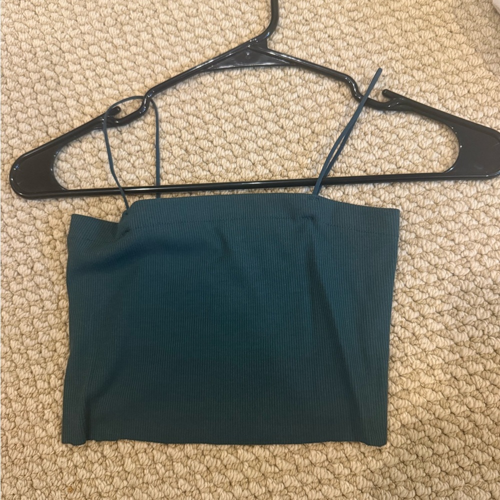 American eagle green top size xs